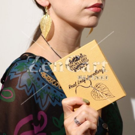 (image for) Earrings - Bravery Leaf - Gold