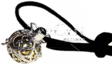 (image for) Silver Angel Bell - Night-time - 18mm