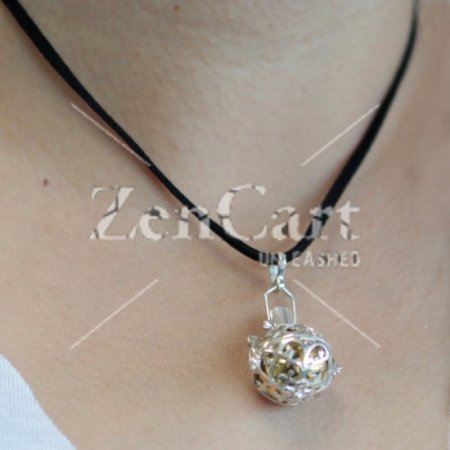 (image for) Silver Angel Bell - Night-time - 18mm