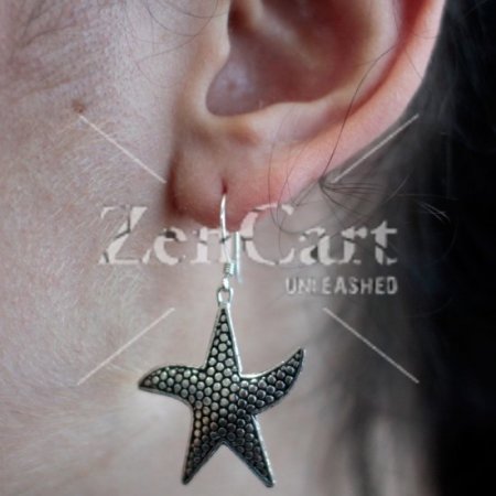 (image for) Silver Earrings - Star Fish