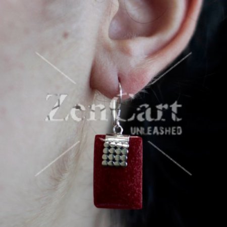 (image for) 925 Silver Earrings - SQ Mini Discs