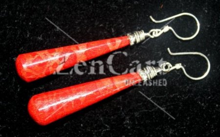 (image for) 925 Silver Earrings - Long Teardrop