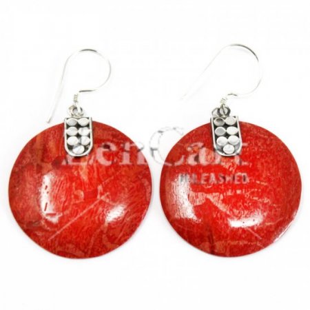 (image for) 925 Silver Earrings - Disc Disc Décor