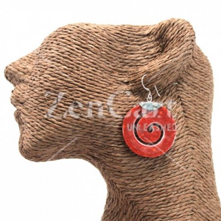 (image for) 925 Silver Earrings - Scroll Design