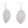 (image for) Earrings - Bravery Leaf - Silver