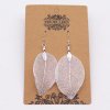 (image for) Earrings - Bravery Leaf - Silver
