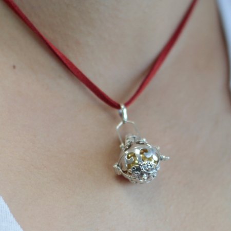 (image for) Silver Angel Bell - Magic - 18mm