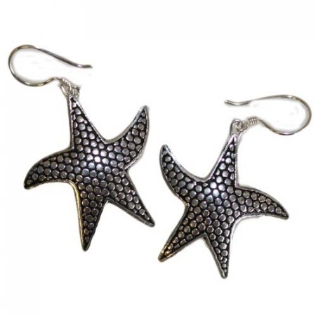 (image for) Silver Earrings - Star Fish