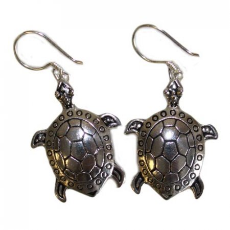 (image for) Silver Earrings - Turtles