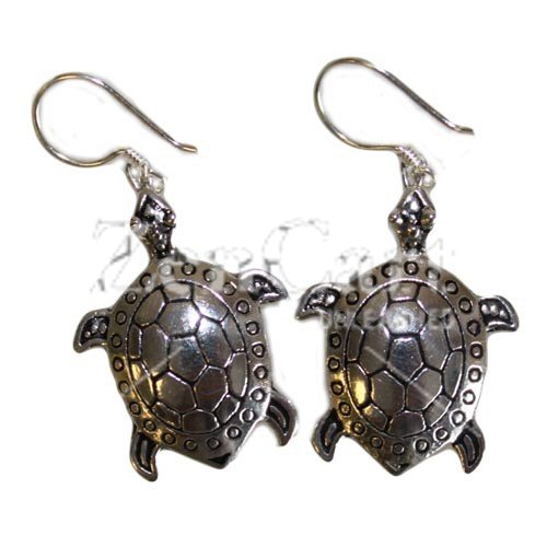 (image for) Silver Earrings - Turtles