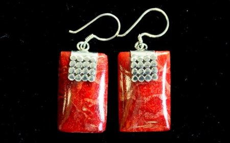 (image for) 925 Silver Earrings - SQ Mini Discs
