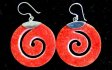 (image for) 925 Silver Earrings - Scroll Design