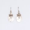 (image for) Shell & Silver Earrings - Dragonflies - MOP