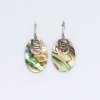 (image for) Shell & Silver Earrings - Abalone