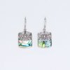 (image for) Shell & Silver Earrings - Dragonfly - Abalone